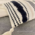 Pattern Cushion Cover with Tassels Decoration Home Decor